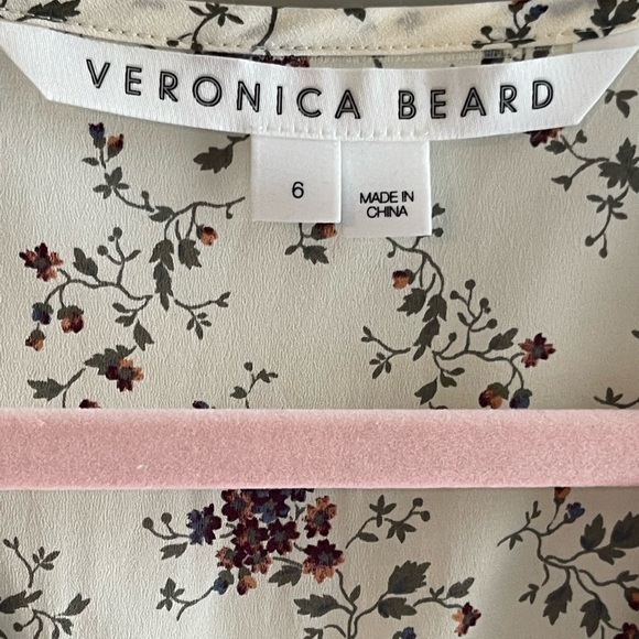 VERONICA BEARD Riggins Stretch Silk Quiet Luxury Vibes Minidress size 6 - Picture 3 of 12